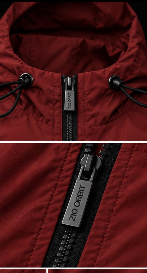 210 ORBIT Performance Windbreaker —Oxblood