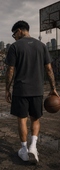THE ALIEN RELAXED TEE-CHARCOAL